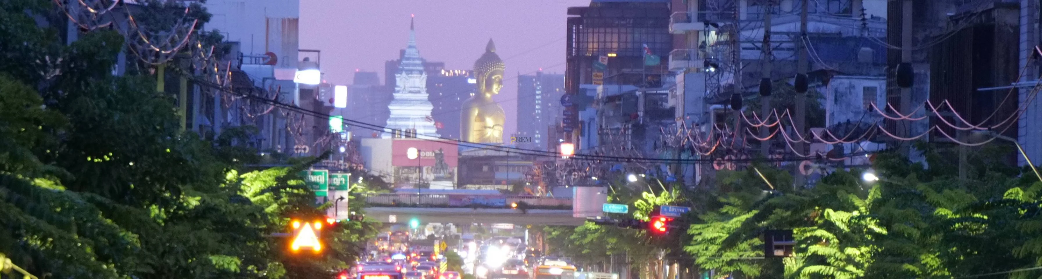 Bangkok Night Street Photo Shot